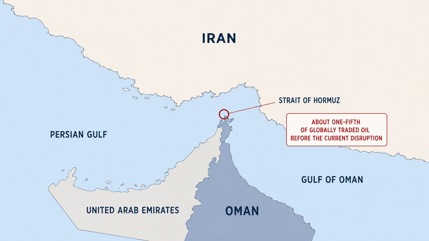 The Strait of Hormuz is one of the world's most important oil routes; the current disruption already exposes global markets.