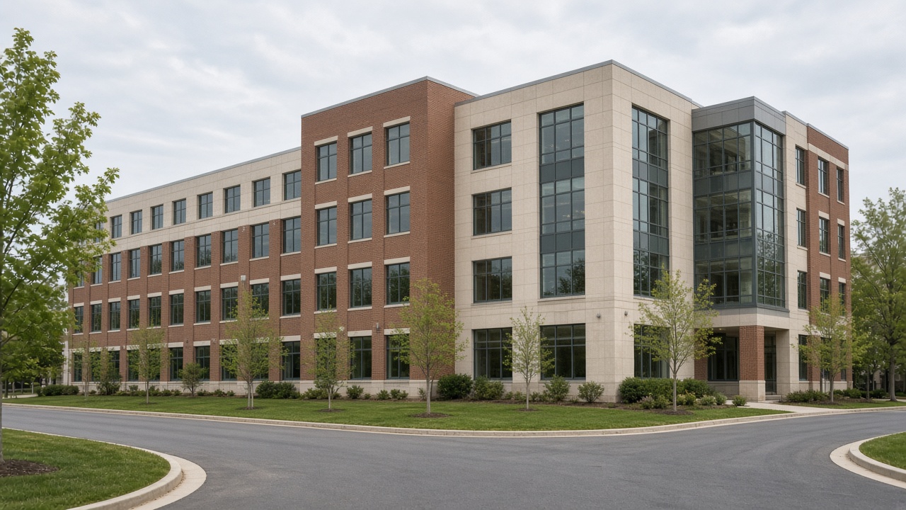 Government laboratory building exterior